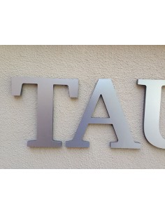 Letras corpóreas aluminio... 2