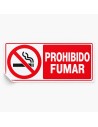 Señal de prohibición en vinilo · representación ilustrativa