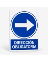Señales de obligación en PVC · representación ilustrativa