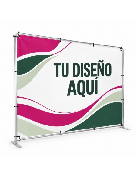Photocall Frontlit de interior con lona personalizada