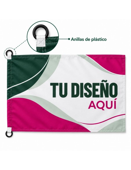 Infografía de la bandera con anillas