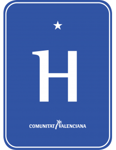Placa de hotel de la Comunitat Valenciana