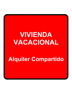 Placa de Vivienda vacacional · Alquiler compartido · Cantabria
