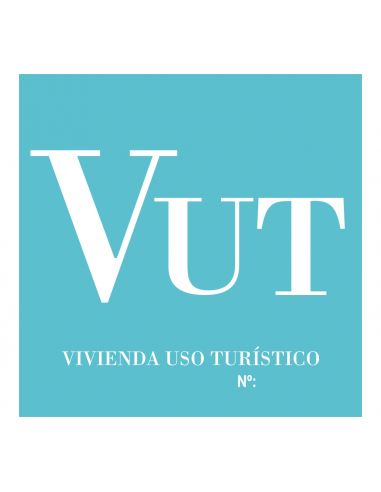 Placa de VUT · vivienda turística · Asturias