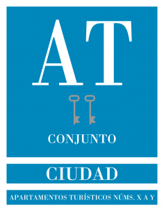 Placa de conjunto de apartamentos turísticos de Andalucía