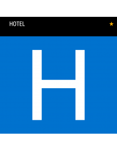 Placa de hotel de Canarias